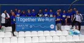 Το κοντέρ της AbbVie Running Team ξεκίνησε να γράφει χιλιόμετρα….