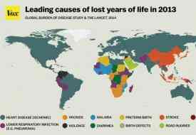 Δείτε ποιες είναι οι κύριες αιτίες θανάτου σε κάθε χώρα
