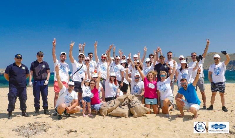 SAVE THE SEA – Η Green Team του ΟΦΕΤ καθάρισε θάλασσες & ακτές της Μυκόνου