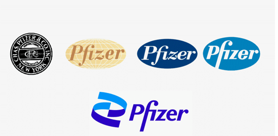 pfizer logo evolution