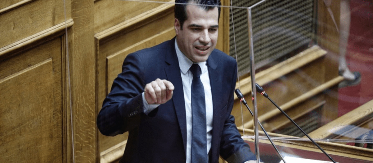 Θάνος Πλεύρης στη Βουλή: “Αυξήθηκε στο 94% το ποσοστό των εμβολιασμέων υγειονομικών” Θάνος Πλεύρης στη Βουλή: “Αυξήθηκε στο 94% το ποσοστό των εμβολιασμέων υγειονομικών”