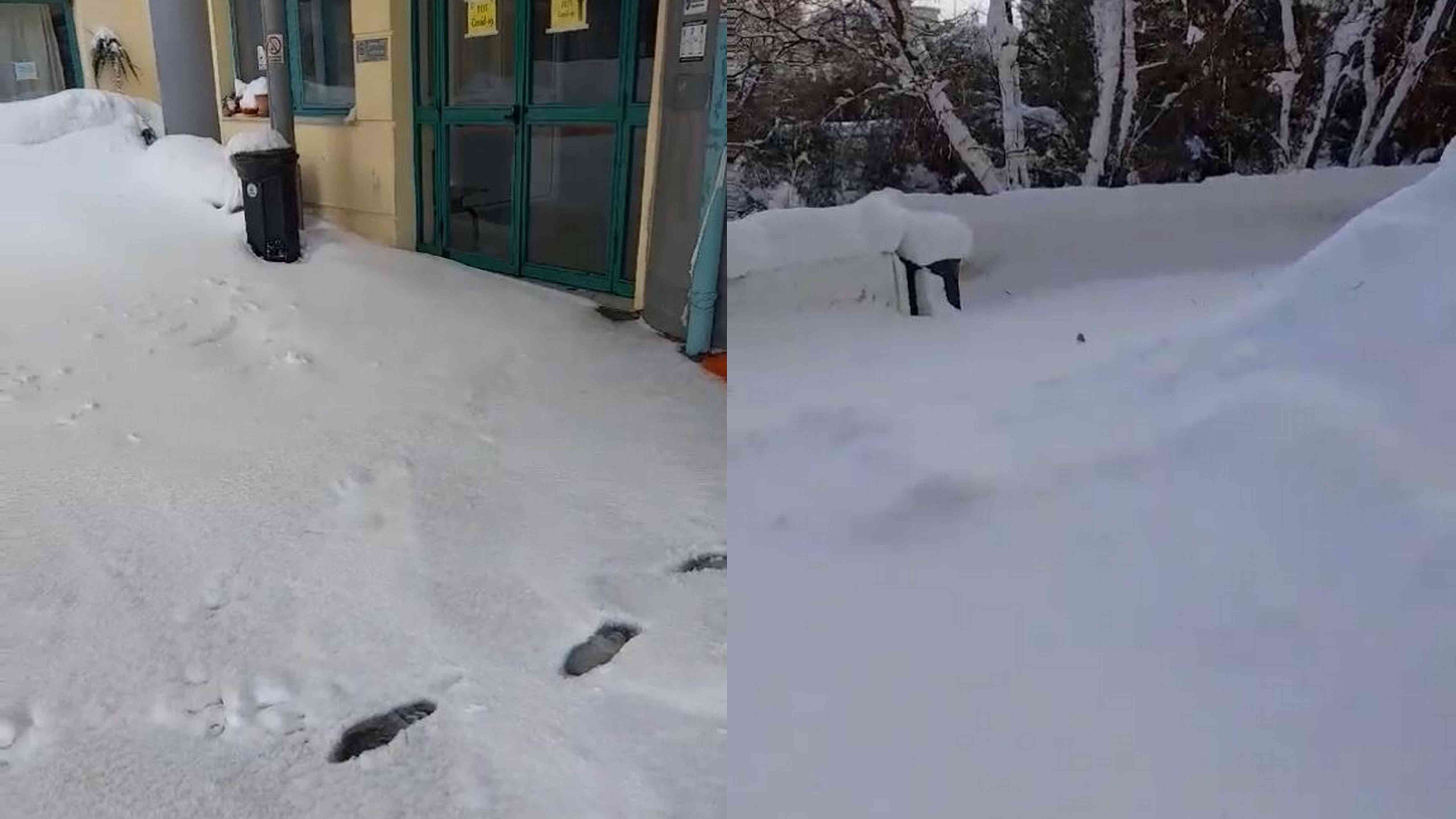 Θάφτηκε στο χιόνι το Σισμανόγλειο – Απροσπέλαστα τα ΤΕΠ και εγκλωβισμένοι οι εργαζόμενοι Θάφτηκε στο χιόνι το Σισμανόγλειο – Απροσπέλαστα τα ΤΕΠ και εγκλωβισμένοι οι εργαζόμενοι
