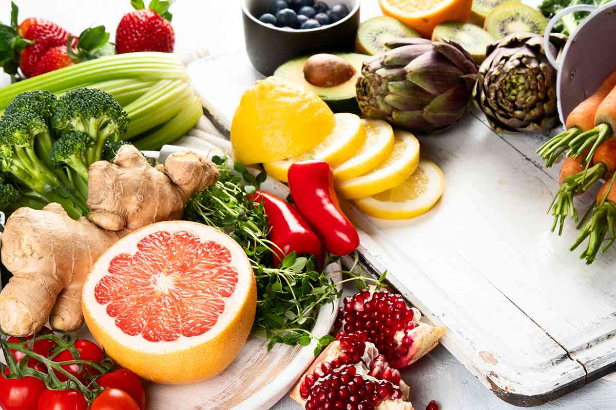 φρούτα και λαχανικά για υγιεινή διατροφή