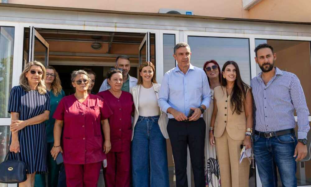 Η Ειρήνη Αγαπηδάκη στη Δράμα και στα εγκαίνια του Κέντρου Υγείας Παρανεστίου