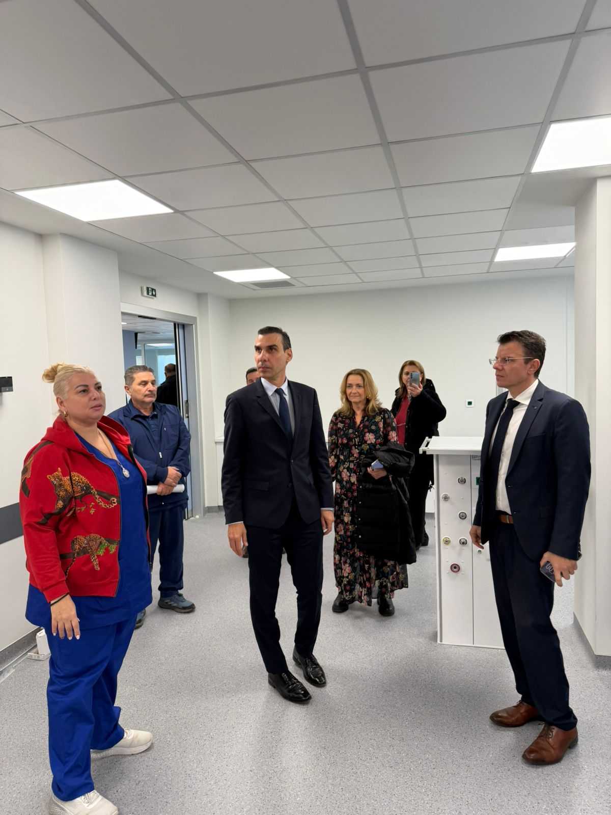 Επίσκεψη του Μάριου Θεμιστοκλέους στο υπό ανέγερση Παιδιατρικό Νοσοκομείο ΙΣΝ στη Θεσσαλονίκη
