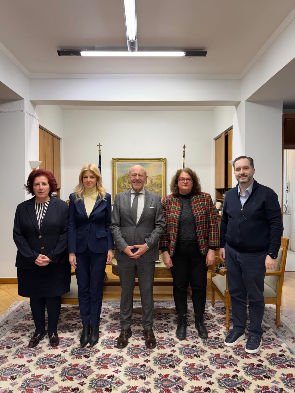 Έλενα Ράπτη: Συνάντηση εργασίας με τον Δημήτρη Βαρτζόπουλο για την προετοιμασία καμπάνιας ενημέρωσης νέων