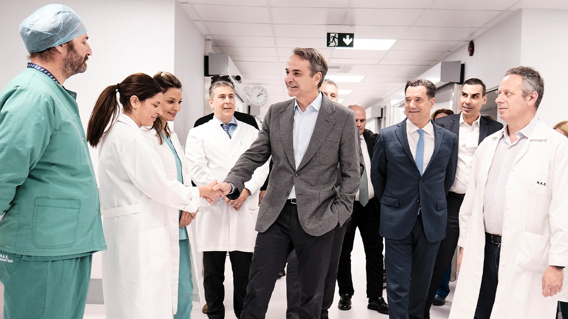 Επίσκεψη του πρωθυπουργού στον «Άγ. Σάββα» μετά την ανακαίνιση των χειρουργείων